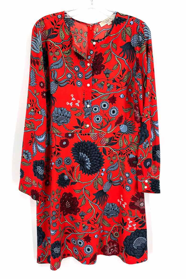 Size 14 LOFT Red Dress