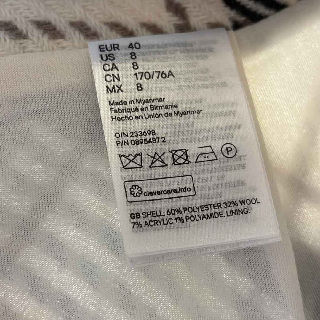 Size 8 H&amp;M Ivory Skirt