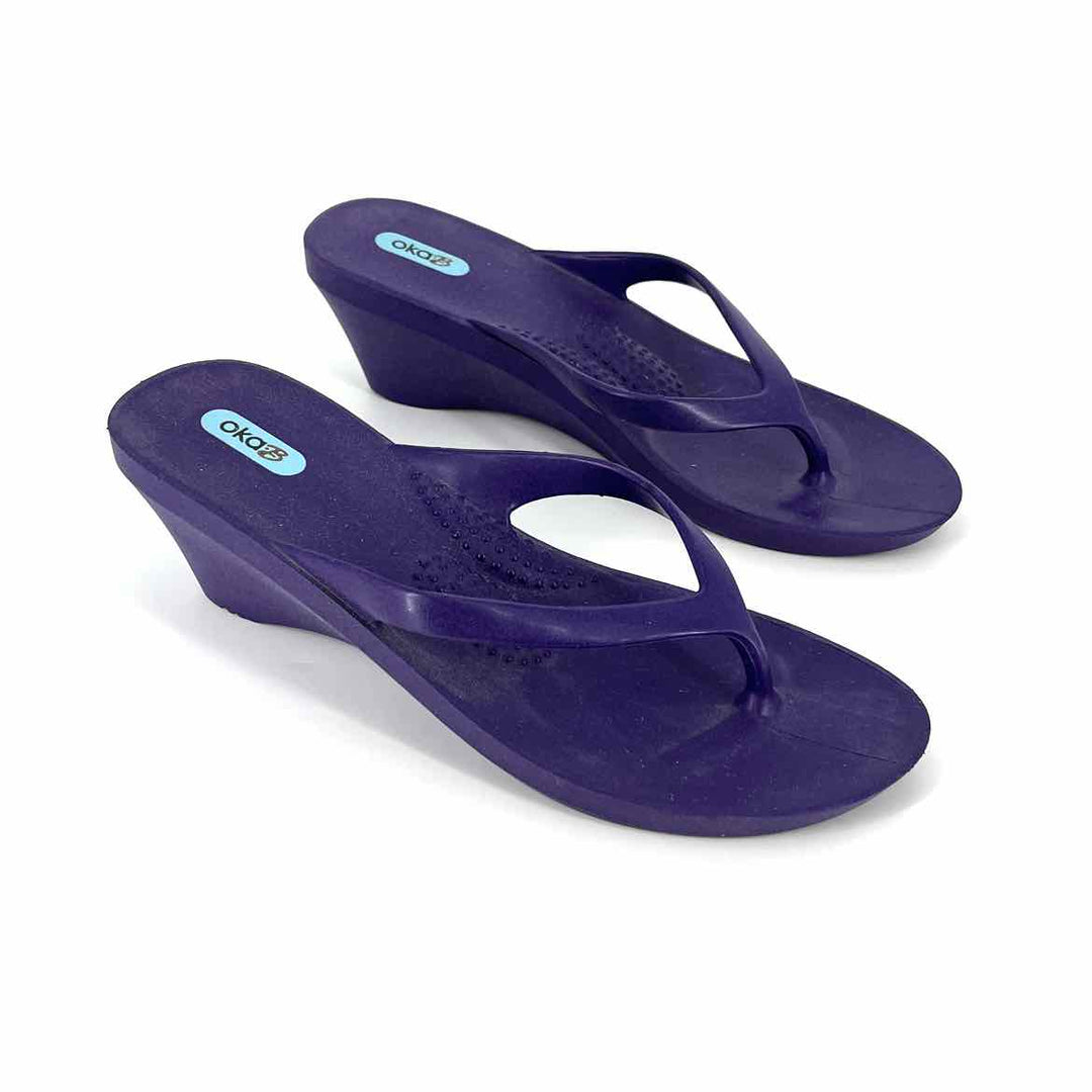 Shoe Size 7.5 Purple Wedge