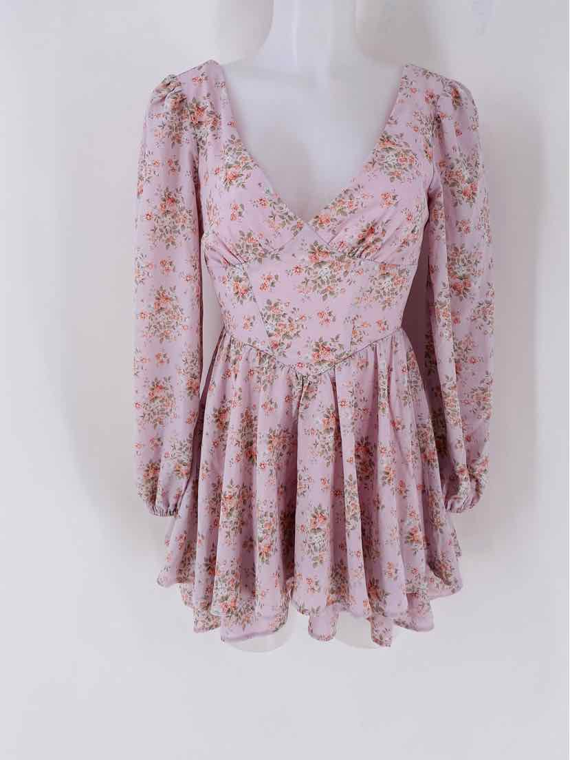Size XS ALTAR'D STATE PINK PRINT Dress