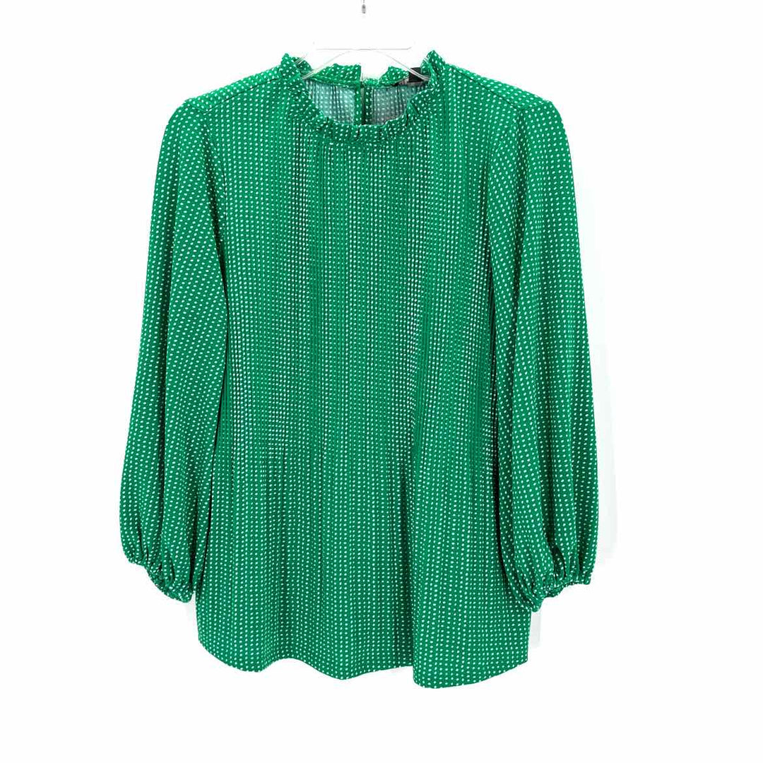 Size M Adrianna Papell Green Shirt