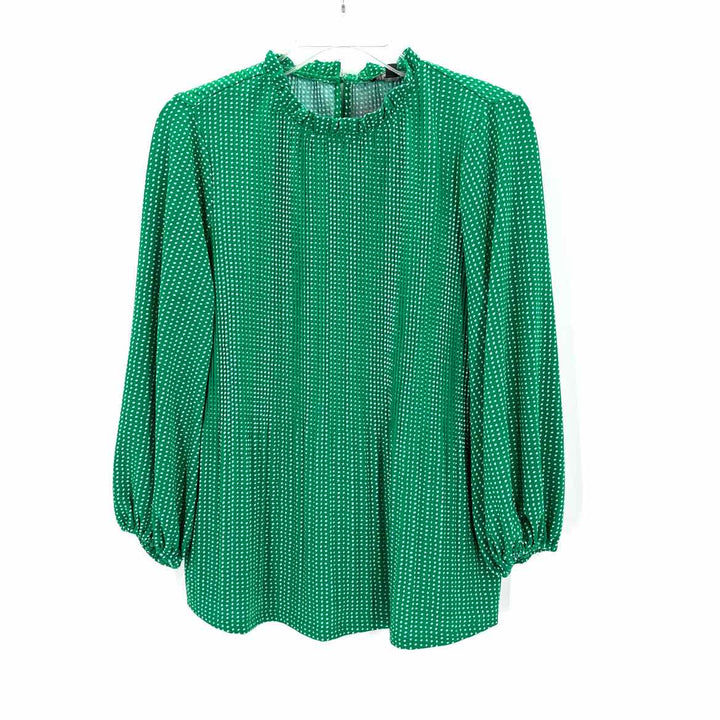 Size M Adrianna Papell Green Shirt