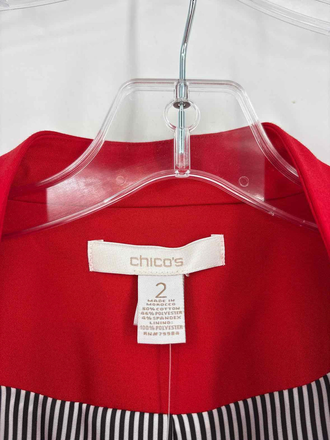 Size L Chico's Red Blazer