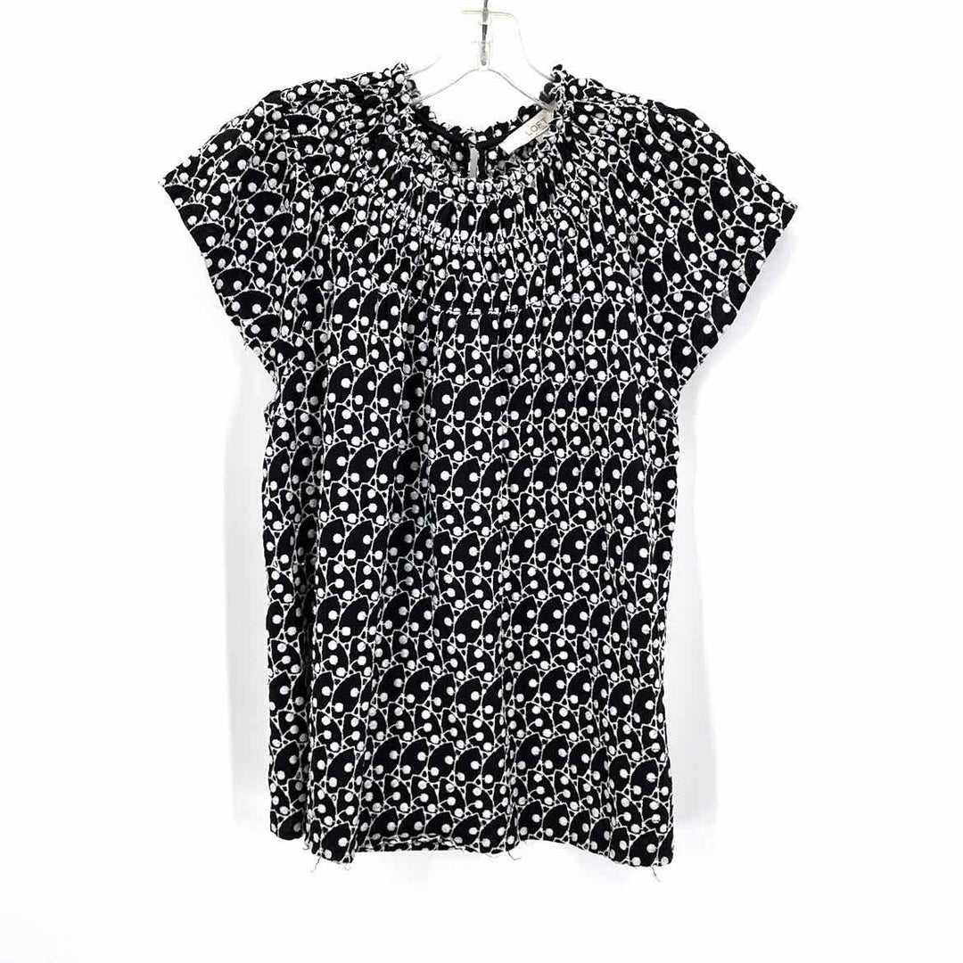 Size M LOFT Black/White Shirt