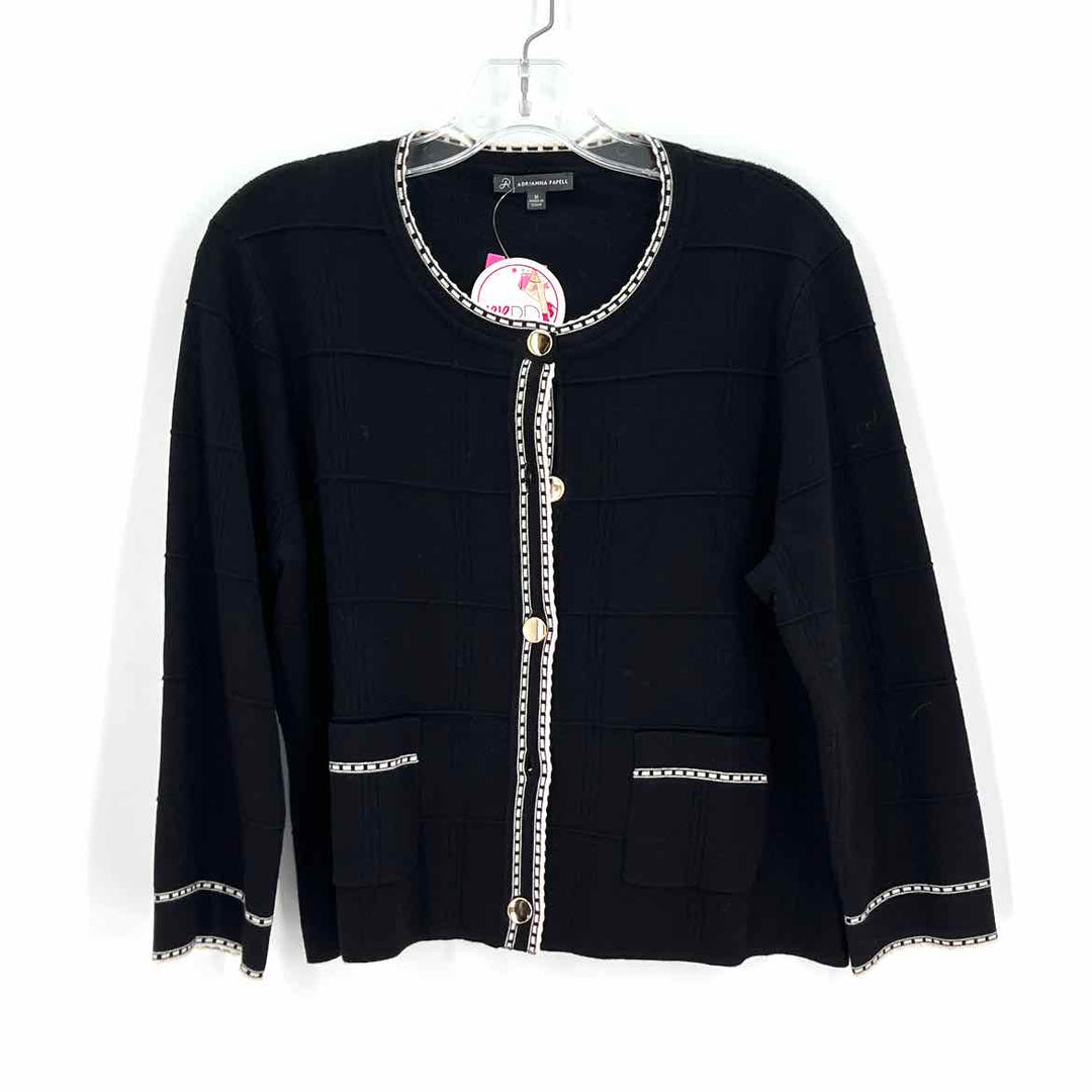 Size M Adrianna Papell Black Sweater