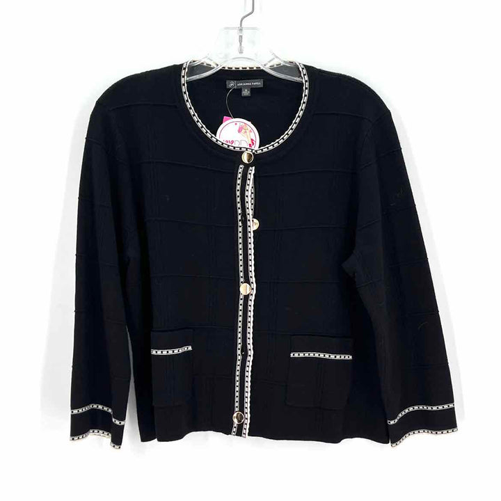Size M Adrianna Papell Black Sweater
