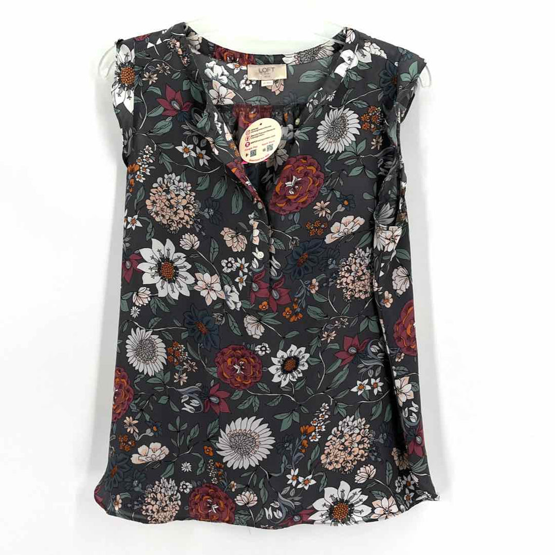 Size Petite LOFT Gray Shirt