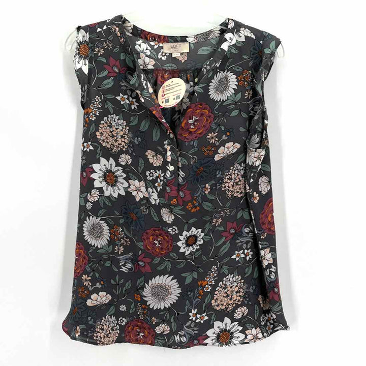 Size Petite LOFT Gray Shirt