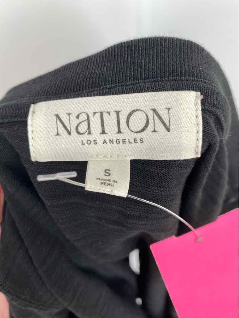 Size S NATION Black Shirt