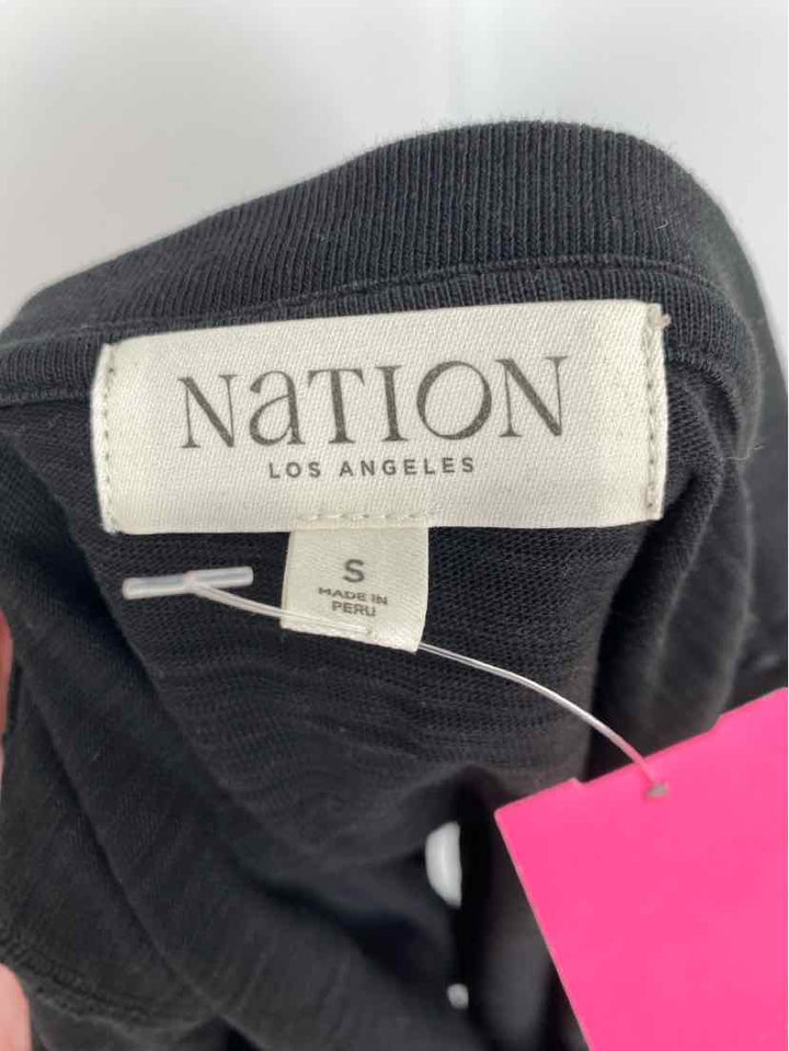 Size S NATION Black Shirt