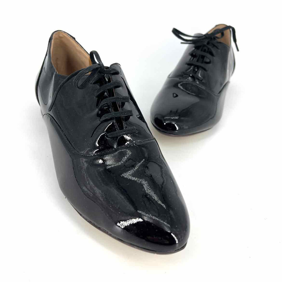 Shoe Size 7.5 Banana Republic Black PATENT Flats