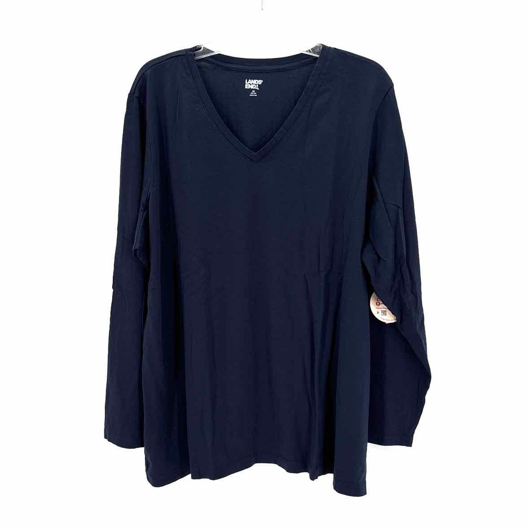 LAND END Navy Shirt