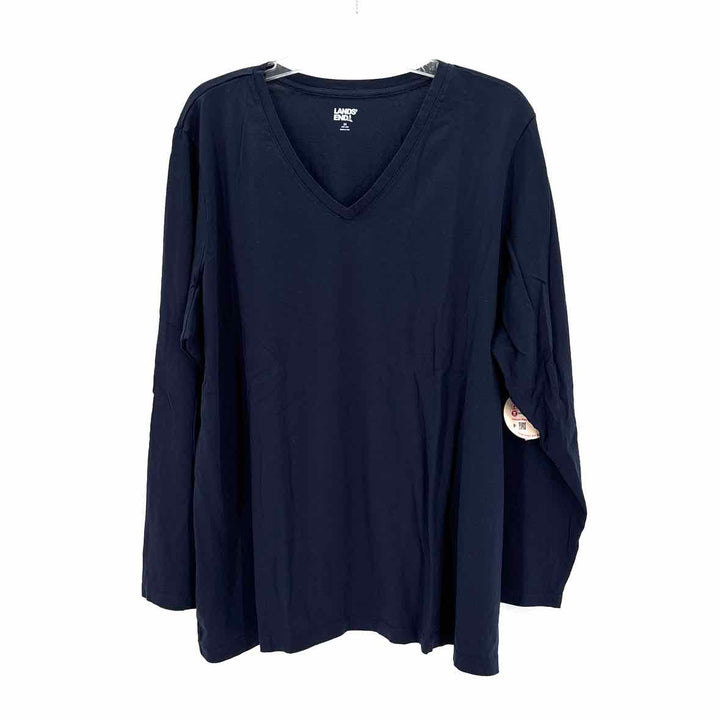 LAND END Navy Shirt
