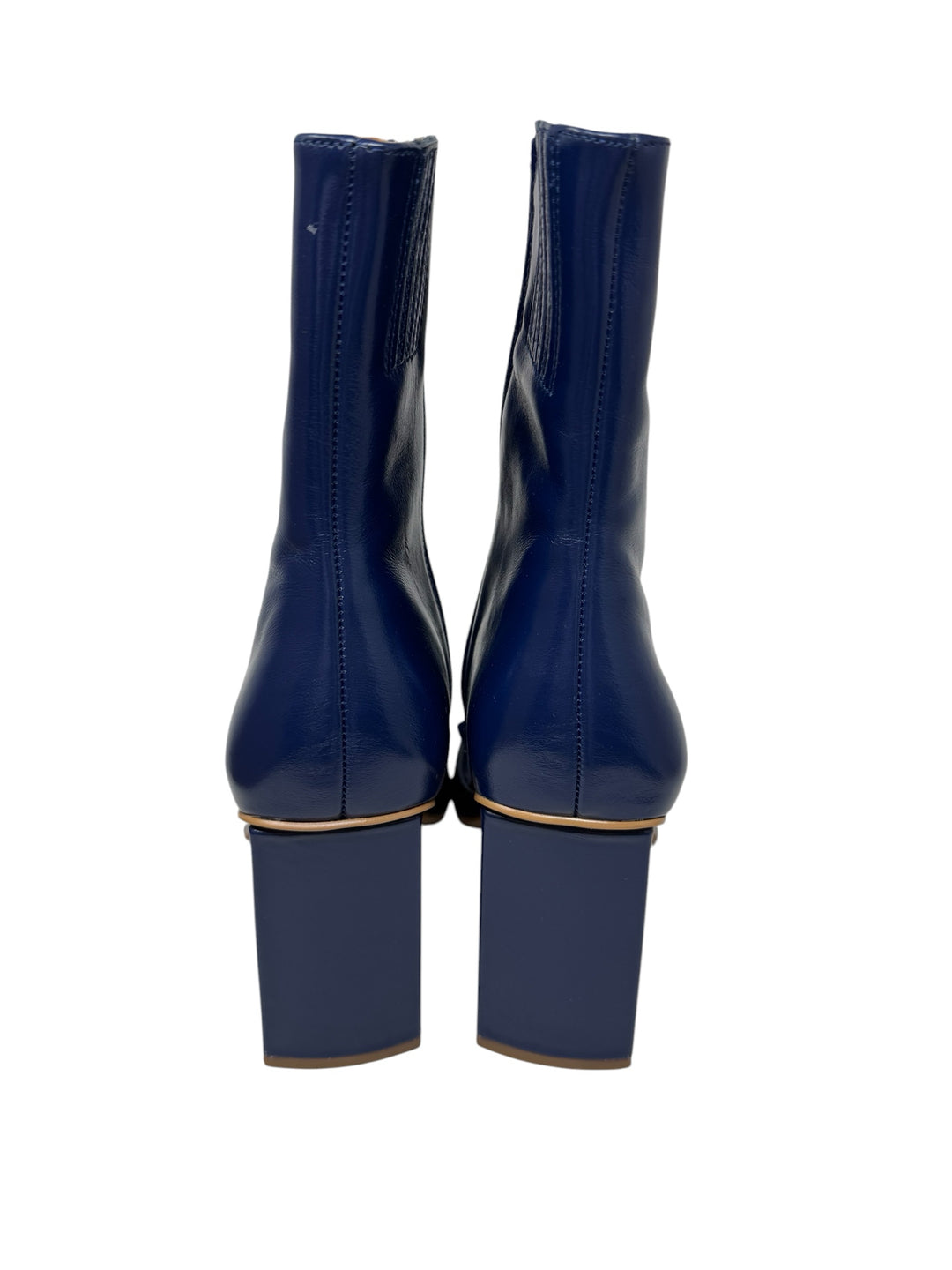Shoe Size 10 Steve Madden Blue PATENT Boots