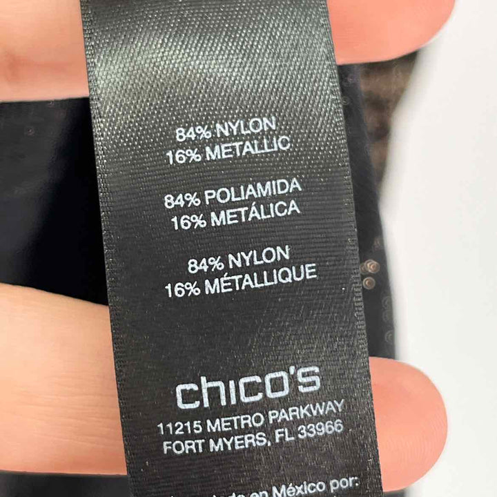 Size XL Chico's Gold Shirt