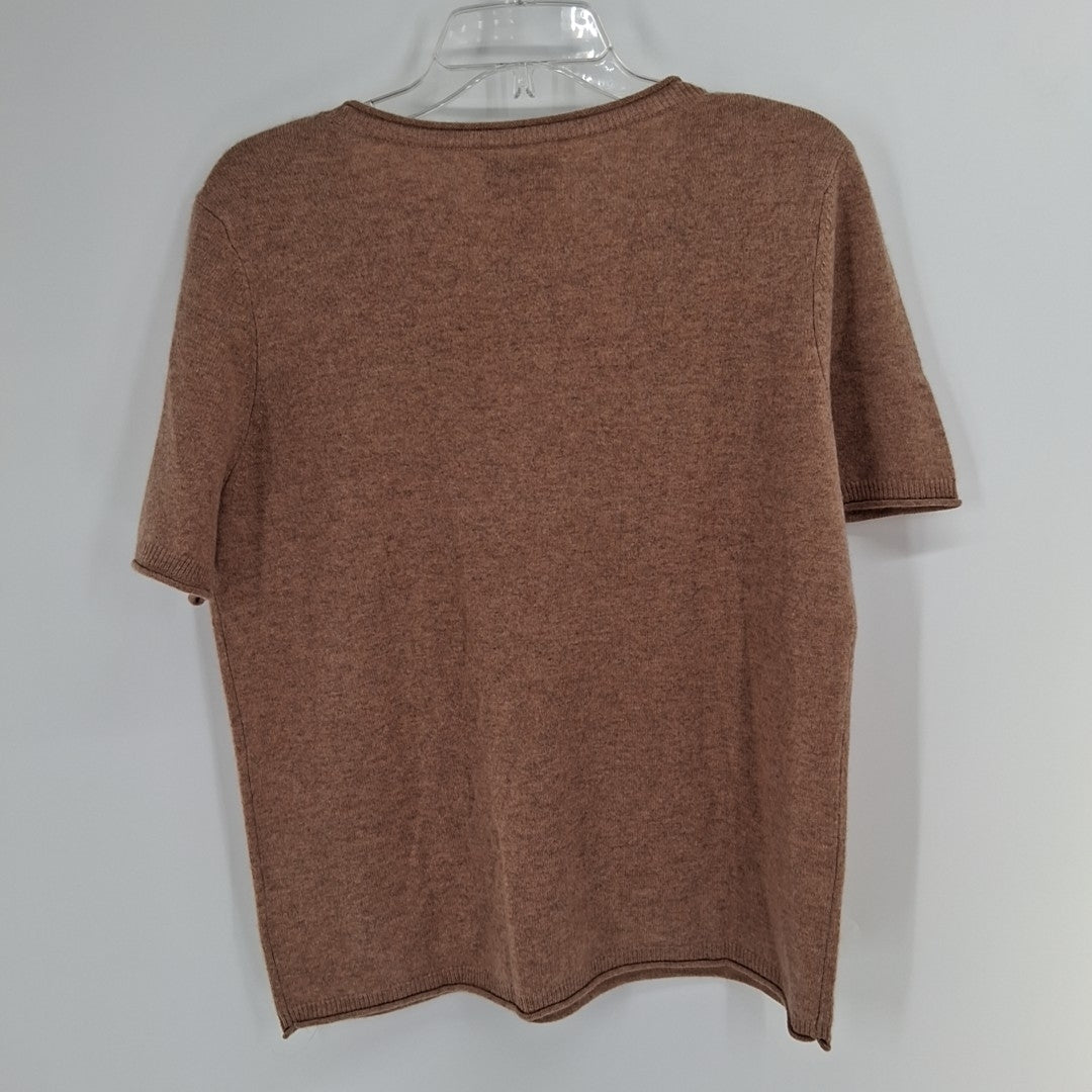 Size XL HALSTON Beige Cashmere Sweater