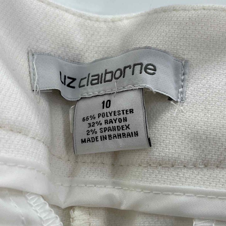 Size 10 LIZ CLAIBORNE White Pants