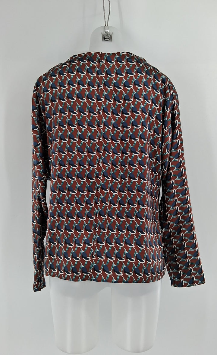 Size XL ZARA Brown Sateen Shirt