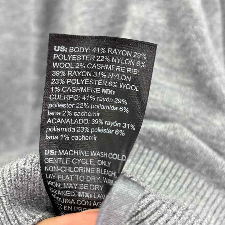 Size L White House Black Market Gray Sweater