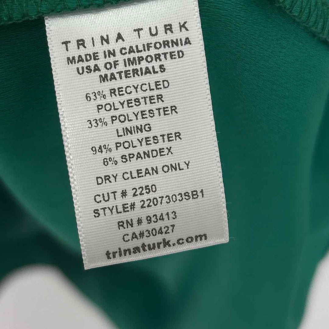 Size 14 TRINA TURK Green Dress