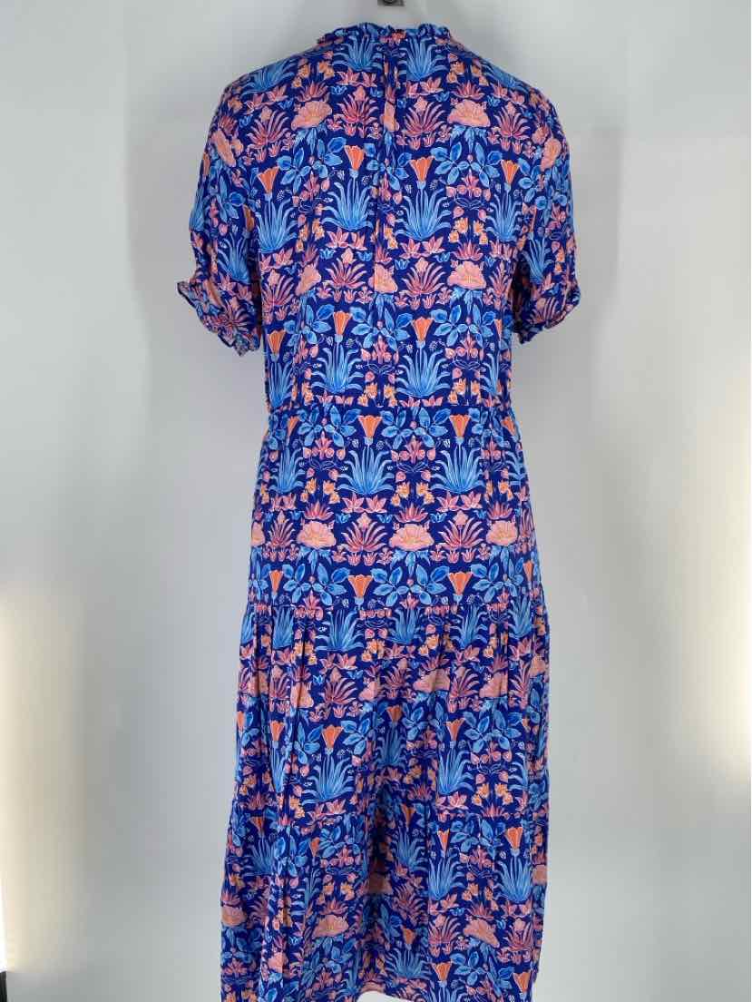 Size M J MCLAUGHLIN Blue Print Dress