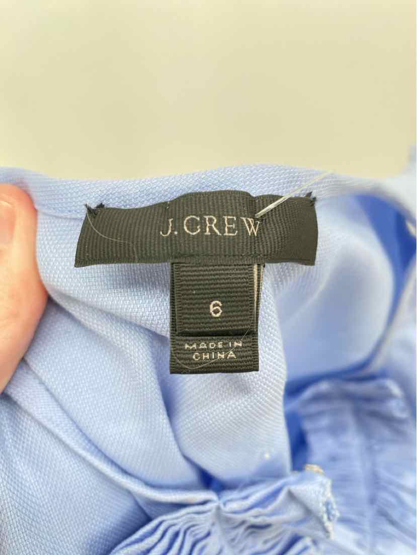 Size 6 J Crew Blue Shirt