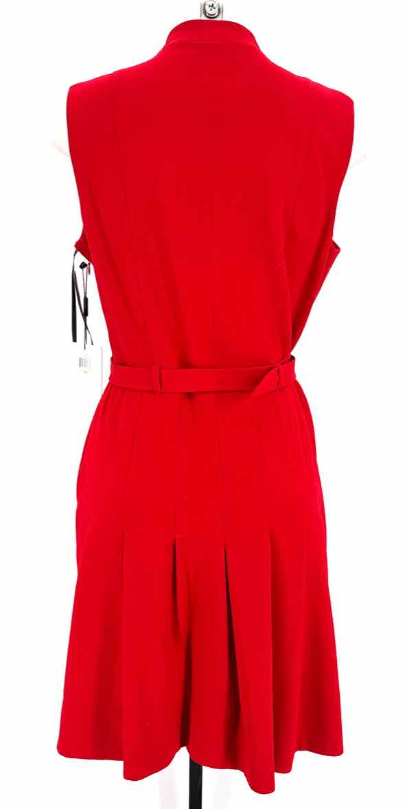 Size 12 Calvin Klein Red Dress