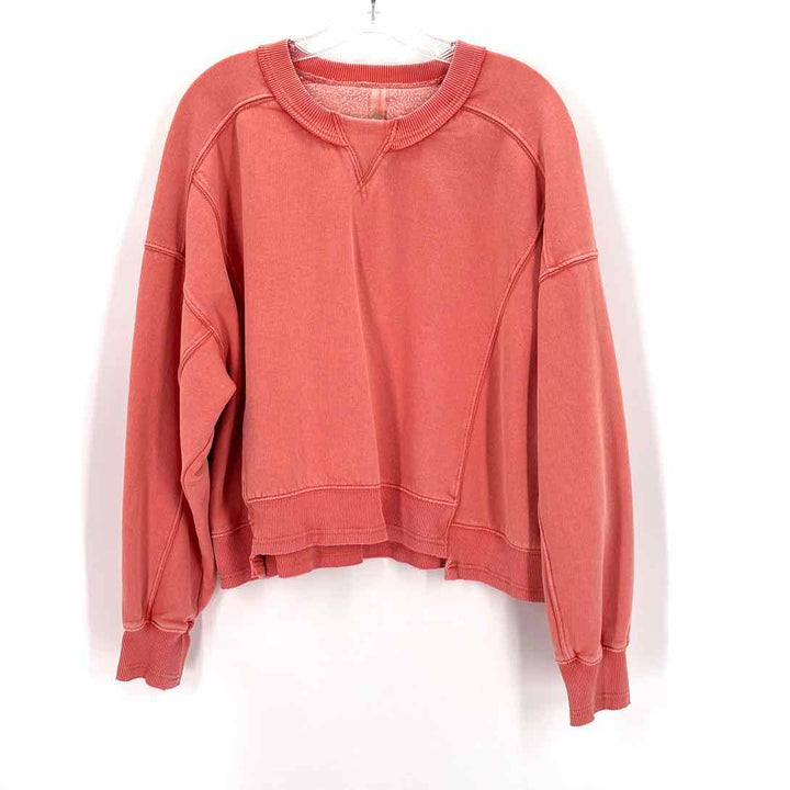 Size S FREE PEOPLE Orange Sweater