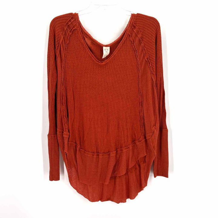Size S WE THE FREE Orange Shirt
