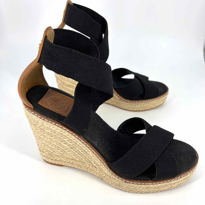 Shoe Size 8.5 Tory Burch Black Sandals
