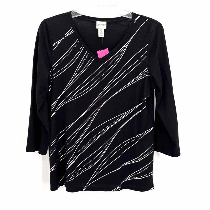 Size S Chico's Black Shirt