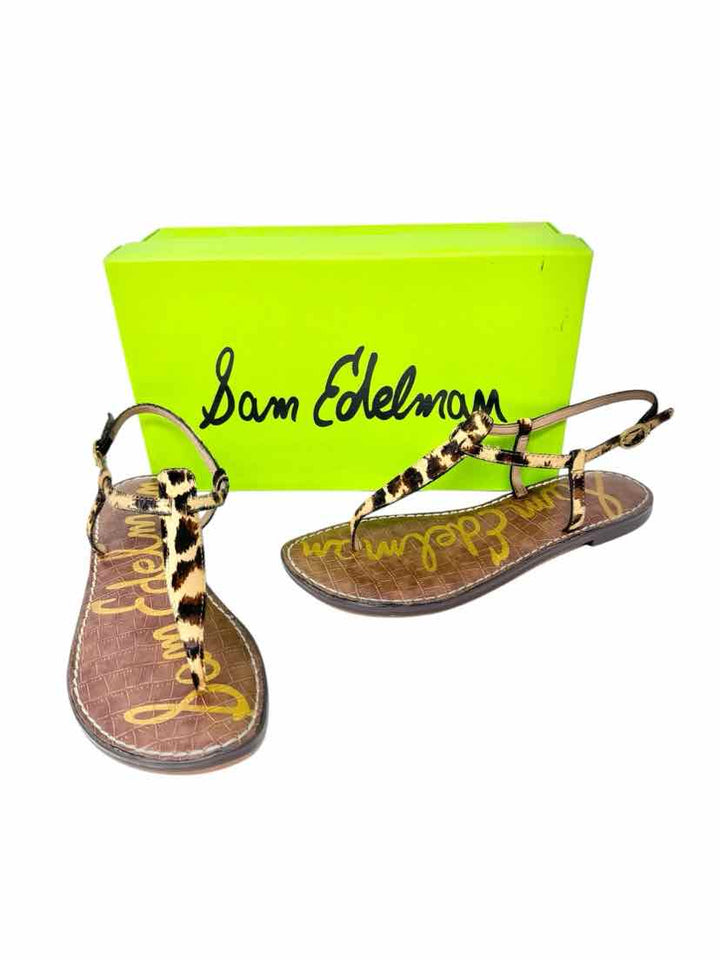Shoe Size 7.5 Sam Edeleman Multi-Color Sandals