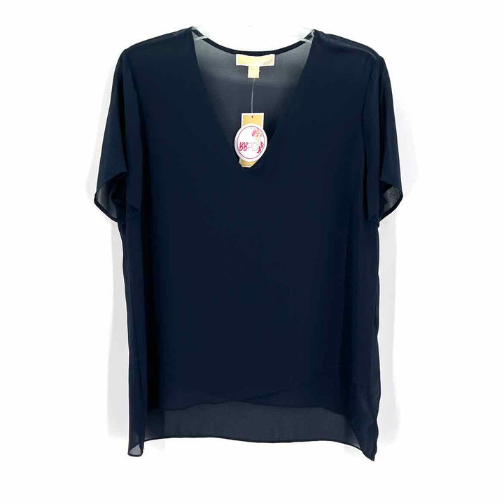 Size L Michael Kors Navy Shirt