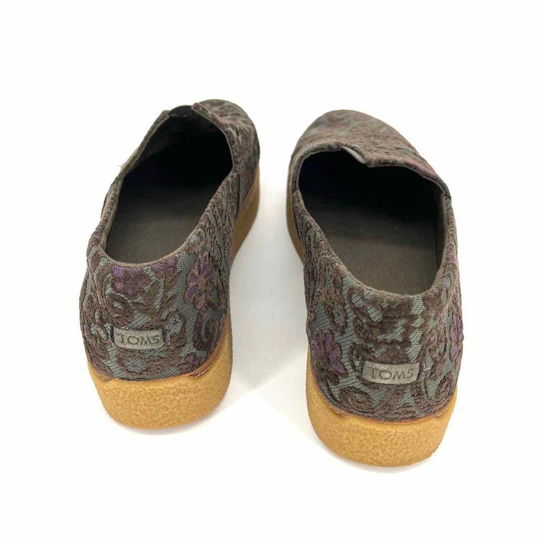 Shoe Size 12 Toms Green Sneakers