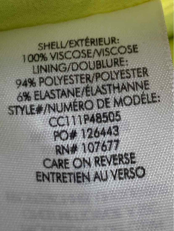 Size S Alice + Olivia Yellow Dress