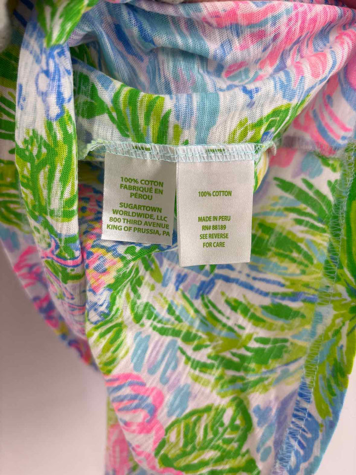 Size M Lilly Pulitzer Lime Green Shirt