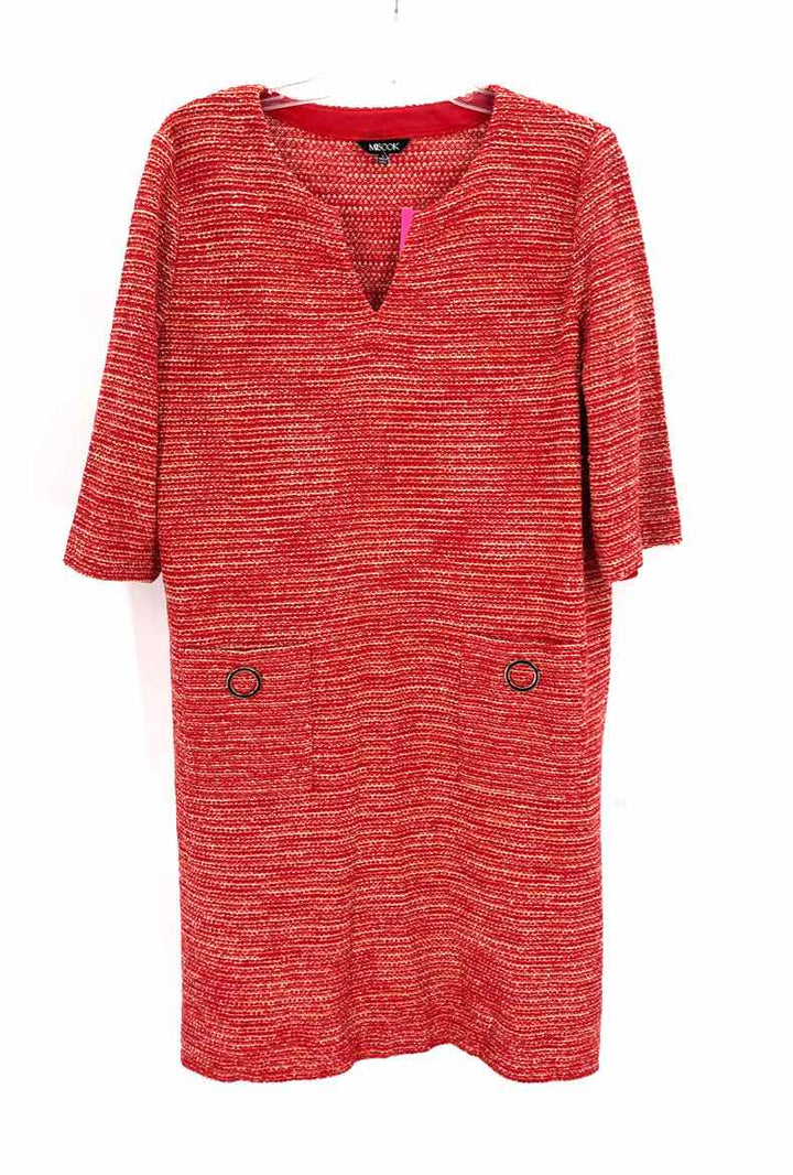 Size L MISOOK Red Print Dress