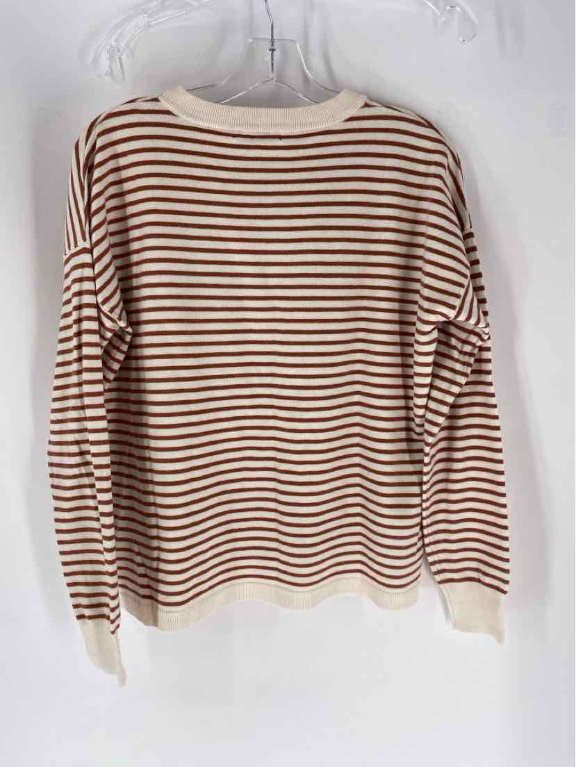 Size S Brown Print Sweater