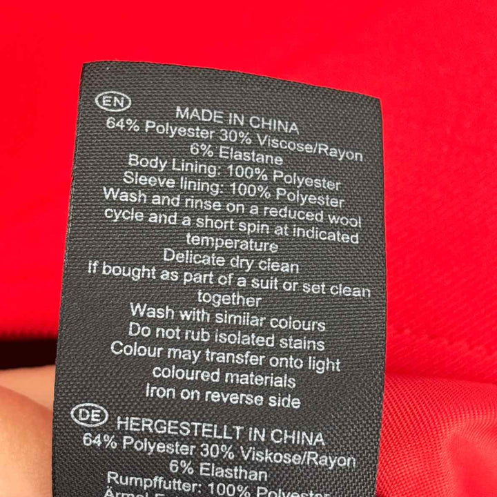 Size 12 HOBBS Red Blazer