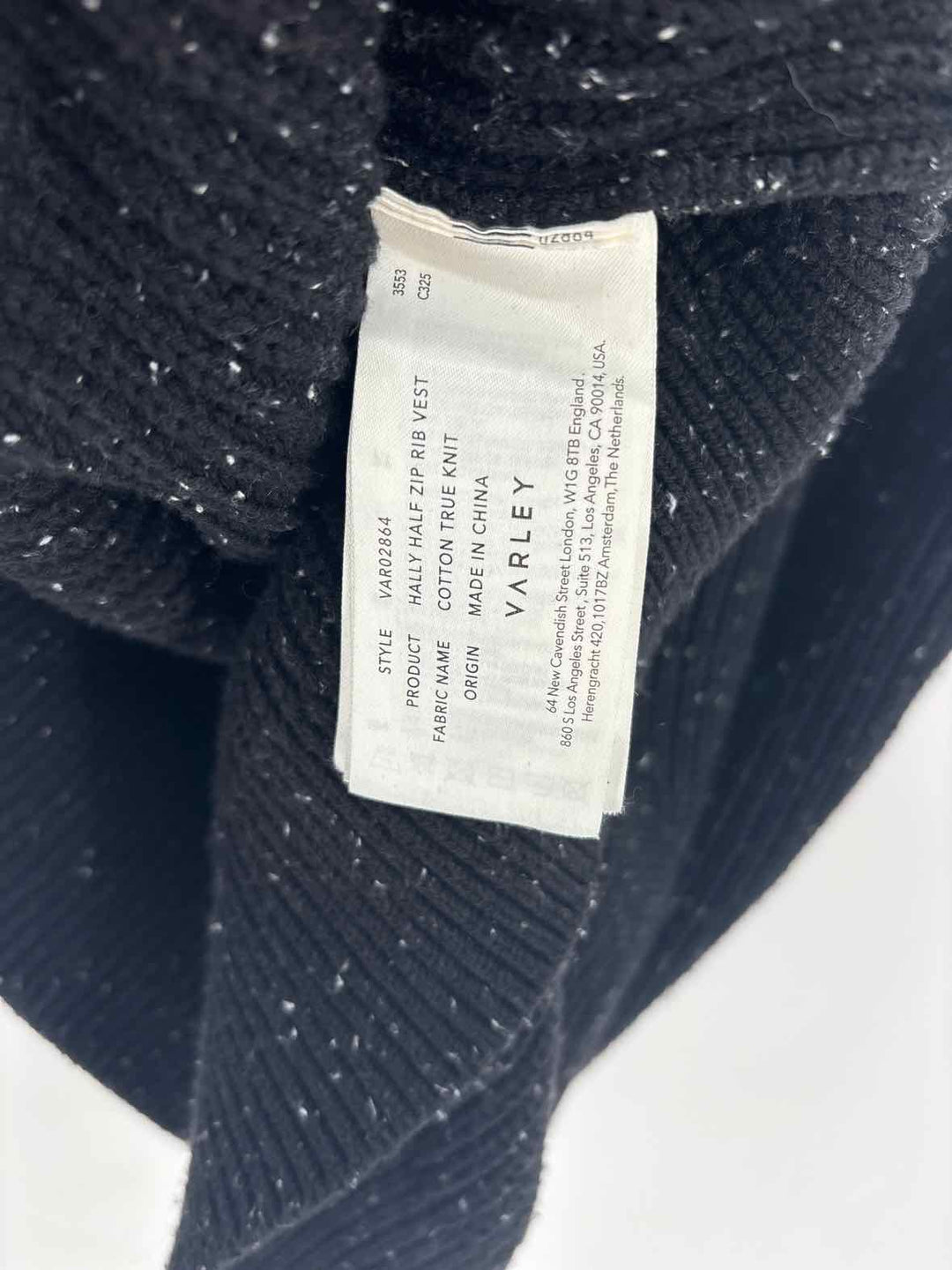 Size L VARLEY Black Sweater