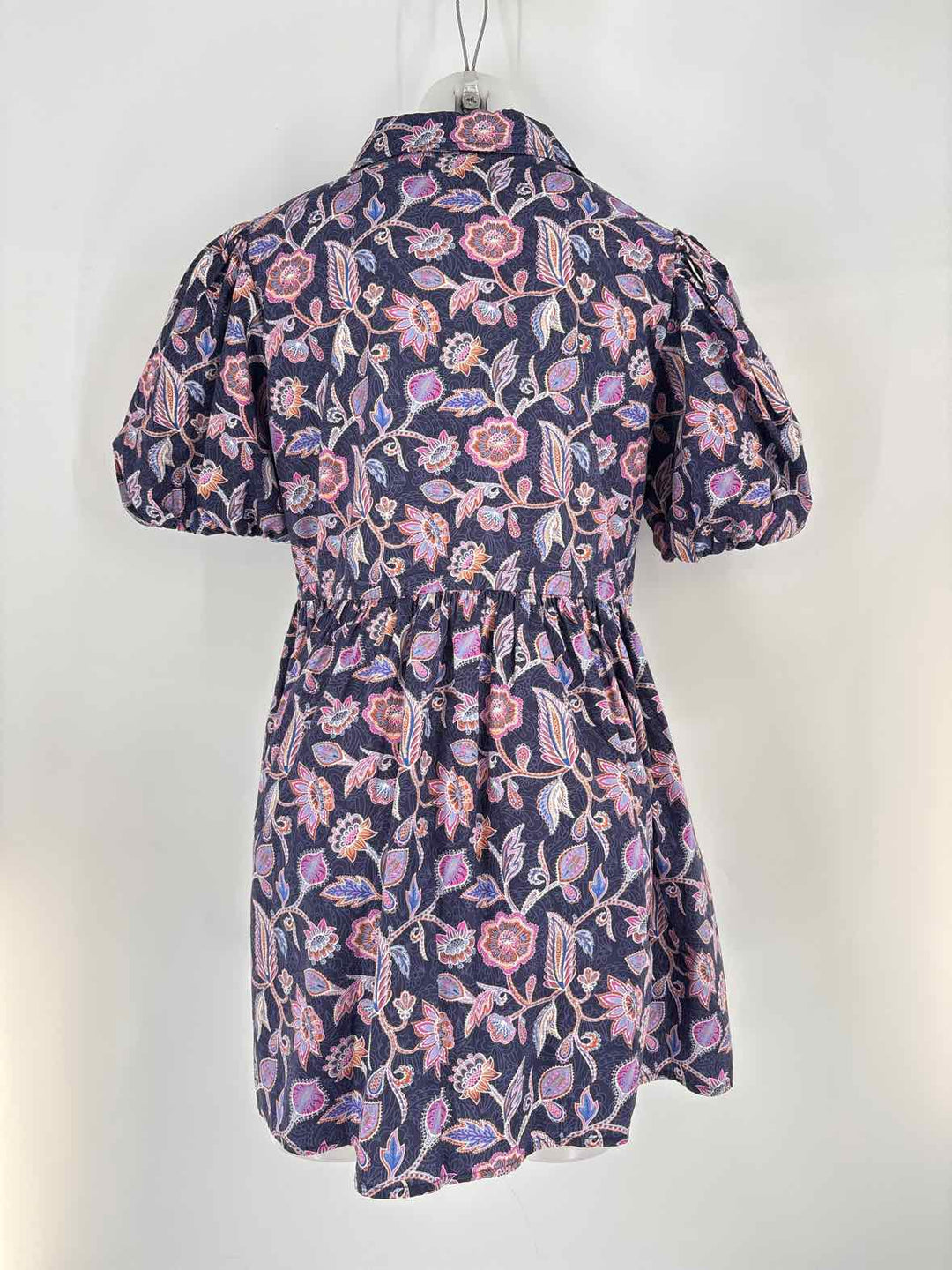 Size XS Navy Print Dress