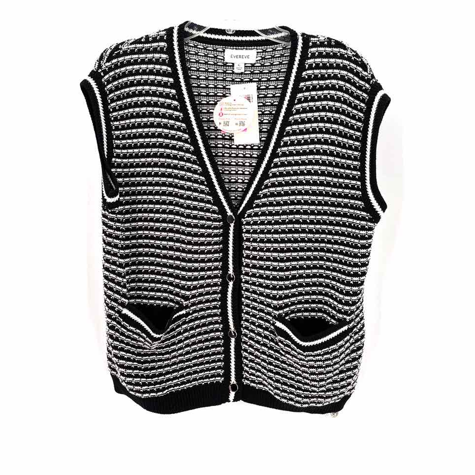 Size XL EVEREVE Multi-Color Knit Vest