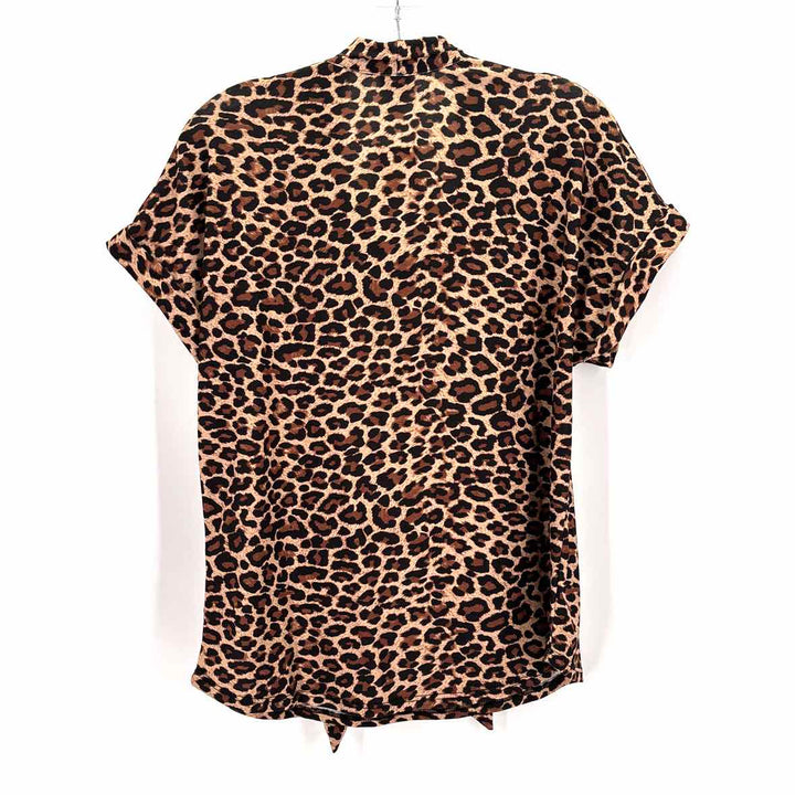 Size M Brown Print Shirt