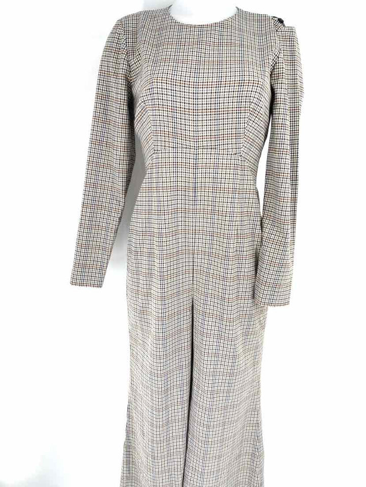 Size 2 BCBG Brown Print Romper