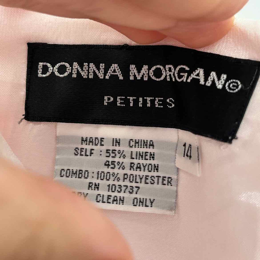 Size 14 DONNA MORGAN Pink Skirt