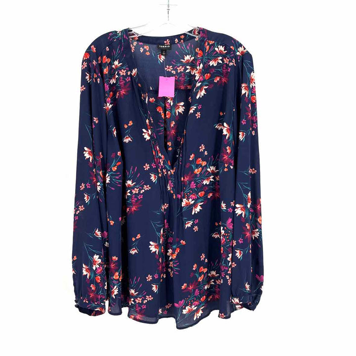 Size 22/24 Torrid Navy Shirt