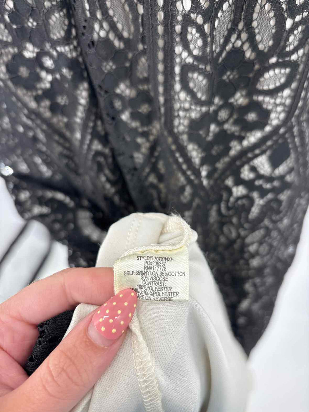 Size M/L Black Lace Dress