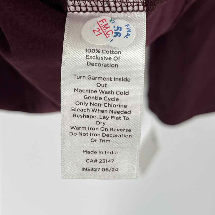 Size L Talbots Burgundy Shirt