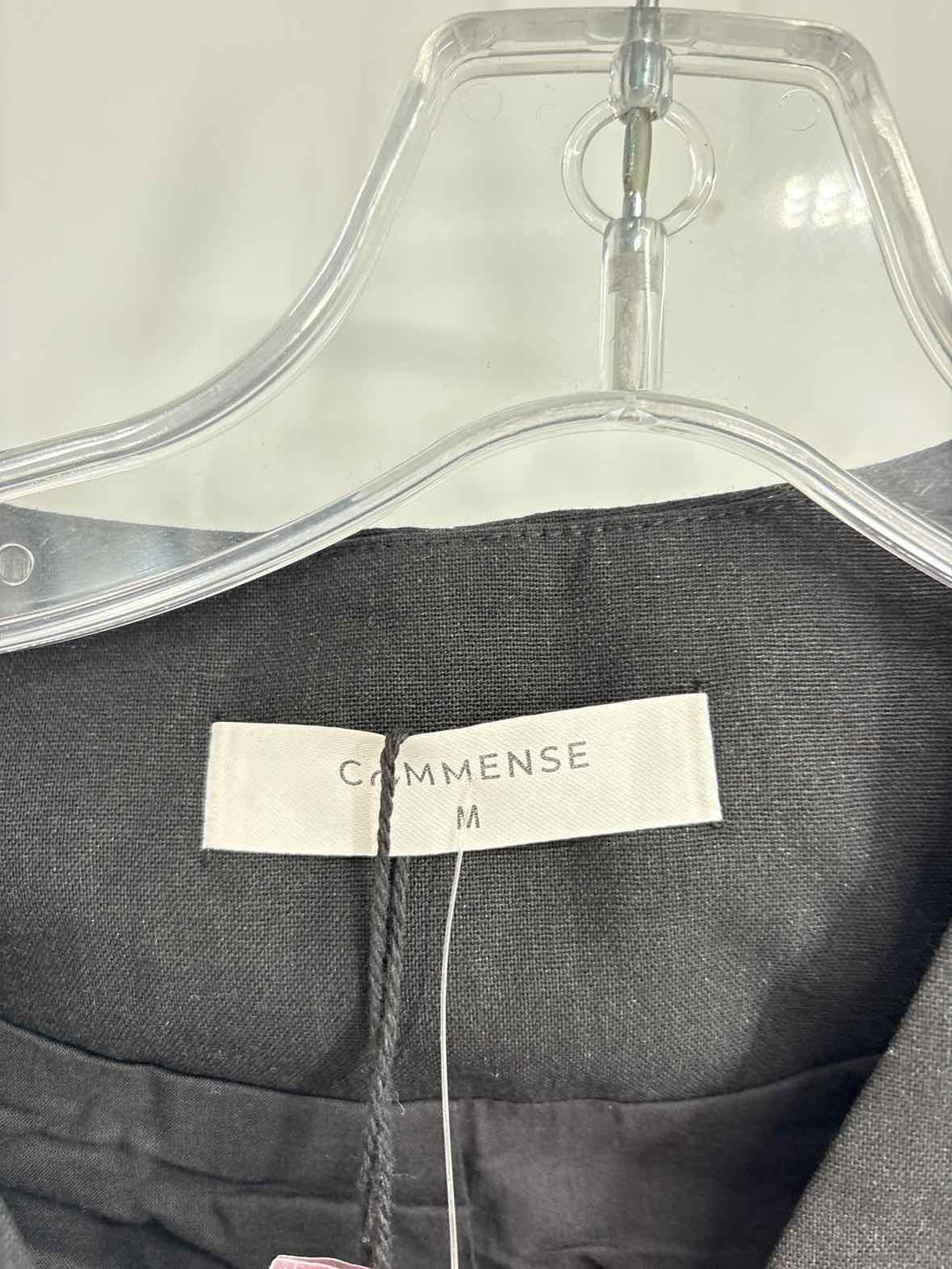 Size M Black Linen Vest
