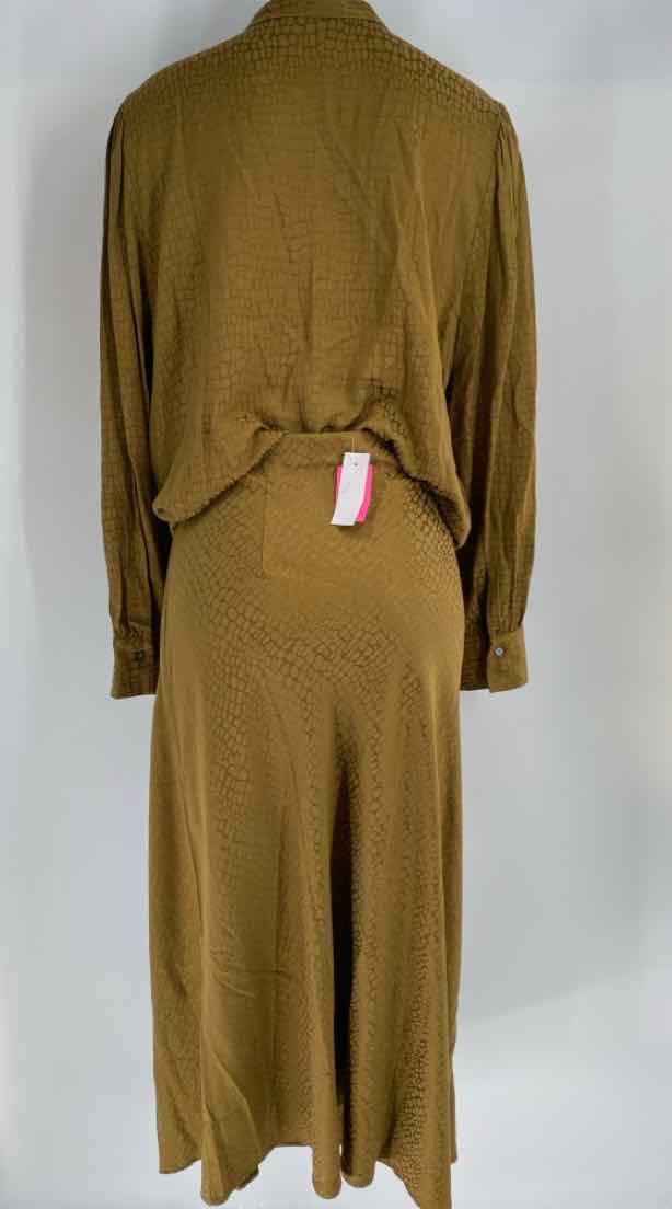 Size XL Ann Taylor Mustard 2 PC Dress
